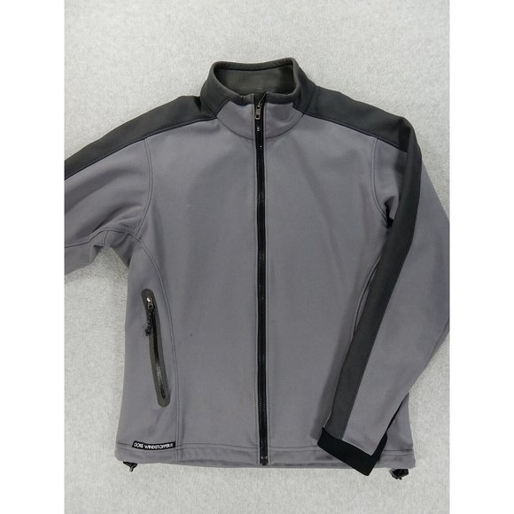 Mountain Hardwear GORE WINDSTOPPER Soft Shell Jacket (Women's‎ Size 12) Gray - Picture 1 of 4